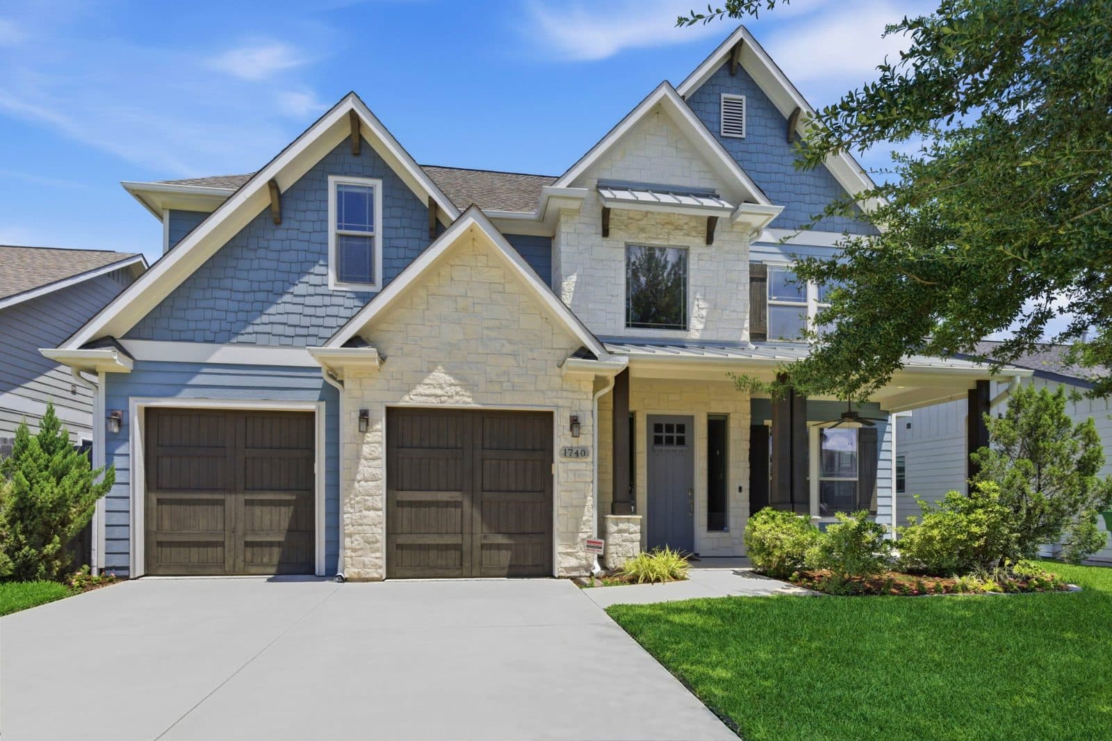 Oak Forest Infill — Front elevation, Houston, TX